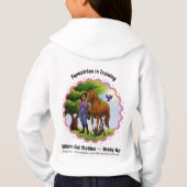 Meisje met paard en hond (Achterkant)