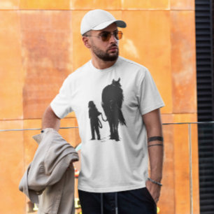 meisje met paarden t-shirt