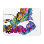 Meisje met paardenkleurig magneet (Horizontaal)