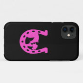 Meisje met paardenpaars en Western Pet met warmroz Case-Mate iPhone Case (Achterkant (horizontaal))