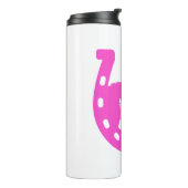 Meisje met paardenpaars en Western Pet met warmroz Thermosbeker (Gedraaid links)