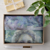 Meisje met paarse bloemen (door Robert Reid) Tissuepapier (Geschenk)