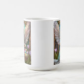 Meisje met paashaas engelenkostuum koffiemok (Center)