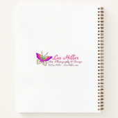 Meisje met paashaas engelenkostuum notitieboek (Achterkant)