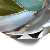 Meisje met paashaas engelenkostuum perfect poster (Hoek)