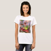 Meisje met Paddenstoelen T-shirt (Voorkant volledig)