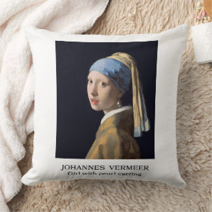 Meisje met parel oorbel 1665 Johannes Vermeer Kussen