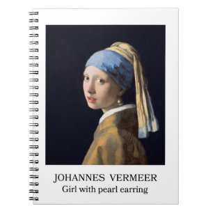 Meisje met parel oorbel 1665 Johannes Vermeer Notitieboek