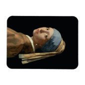 Meisje met parelaarde, c.1665-6 (olie op doek) magneet (Horizontaal)