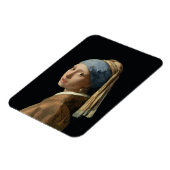 Meisje met parelaarde, c.1665-6 (olie op doek) magneet (Linkerzijde)