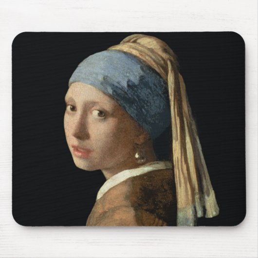 Meisje met parelaarde, c.1665-6 (olie op doek) muismat (Voorkant)