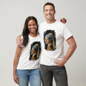 Meisje met parelaarde, c.1665-6 (olie op doek) t-shirt (Unisex)
