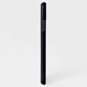 Meisje met parelmoer blazen roze bubble gum iPhone hoesje (Rechterkant)