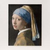 Meisje met parels - Johannes Vermeer Legpuzzel (Verticaal)