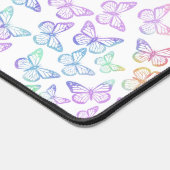 meisje met patroonvlinder bureaumat (Hoek)