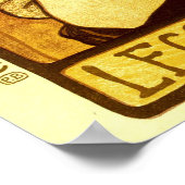 meisje met Paul Berthon Poster (Hoek)