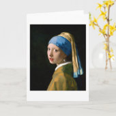 Meisje met Pearl Earring, Johannes Vermeer, 1665 Kaart (Gele Bloem)