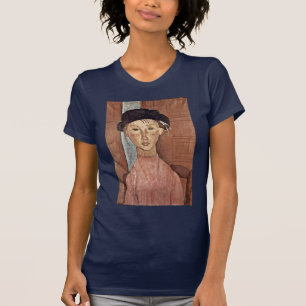 Meisje met Pet van Modigliani Amedeo T-shirt