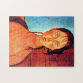 Meisje met pigtails, Modigliani Legpuzzel (Horizontaal)