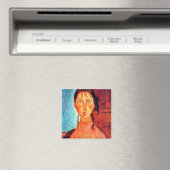 Meisje met pigtails, Modigliani Magneet (Insitu (Vaatwasser))