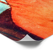 Meisje met pigtails, Modigliani Poster (Hoek)