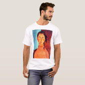 Meisje met pigtails, Modigliani T-shirt (Voorkant volledig)