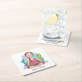 Meisje met Planten Kartonnen Onderzetters (Insitu)