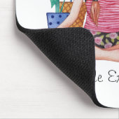 Meisje met Planten Muismat (Hoek)