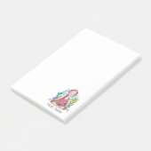 Meisje met Planten Post-it® Notes (Schuin)