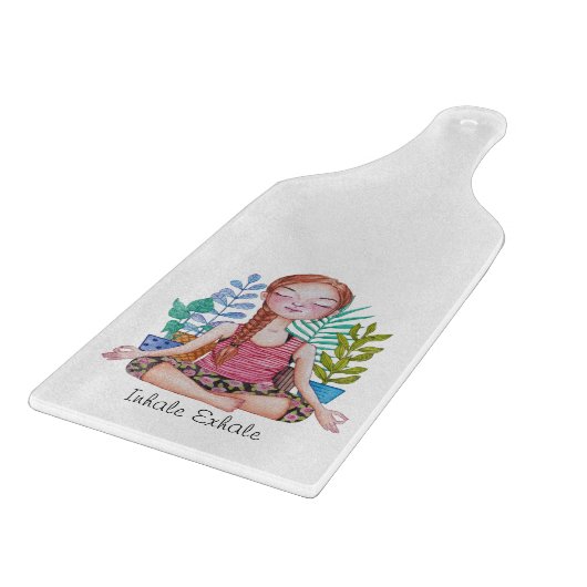 Meisje met Planten Snijplank (Hoek)