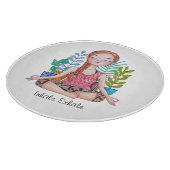 Meisje met Planten Snijplank (Hoek)