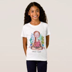 Meisje met Planten T-shirt