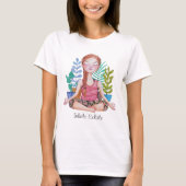 Meisje met Planten T-shirt (Voorkant)