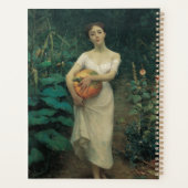 Meisje met pompoen Zonaro 1889 Planner (Achterkant)