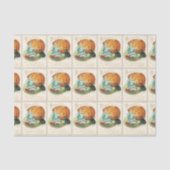  meisje met pompoenpapier tissuepapier (Voorkant)