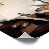 Meisje met Poster van vogels (Hoek)