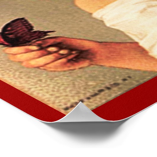 Meisje met Poster vlinder (Hoek)