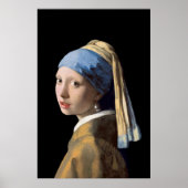 Meisje met Poster voor verouderde kunst (Voorkant)