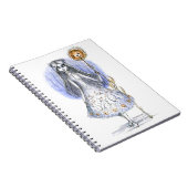 Meisje met Pumpkinflower Notitieboek (Rechterzijde)