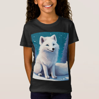 meisje met puppy foto t-shirt