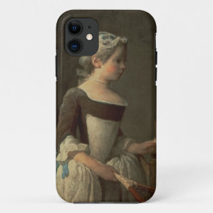 Meisje met Racket en Shuttlecock Case-Mate iPhone Case