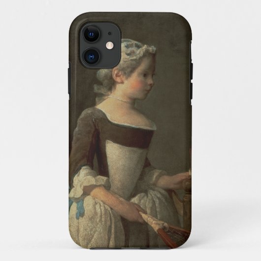Meisje met Racket en Shuttlecock Case-Mate iPhone Case (Achterkant)