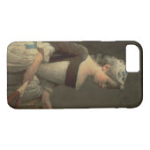 Meisje met Racket en Shuttlecock Case-Mate iPhone Case (Achterkant (Horizontaal))