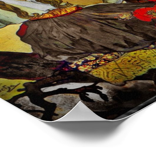 Meisje met Raven Moraviair leraar Choir Poster (Hoek)