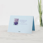 Meisje met Red Rose Beret Waterverf Birthday Kaart (Achterkant)