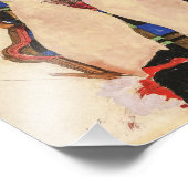 Meisje met rode kousen | Egon Schiele | Foto Afdruk (Hoek)