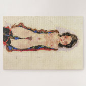 Meisje met rode kousen | Egon Schiele | Legpuzzel (Horizontaal)