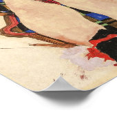 Meisje met rode kousen | Egon Schiele | Poster (Hoek)