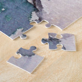 Meisje met rode lippen Legpuzzel (Zijkant)