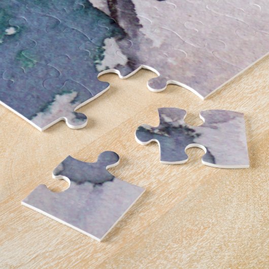 Meisje met rode lippen Legpuzzel (Zijkant)